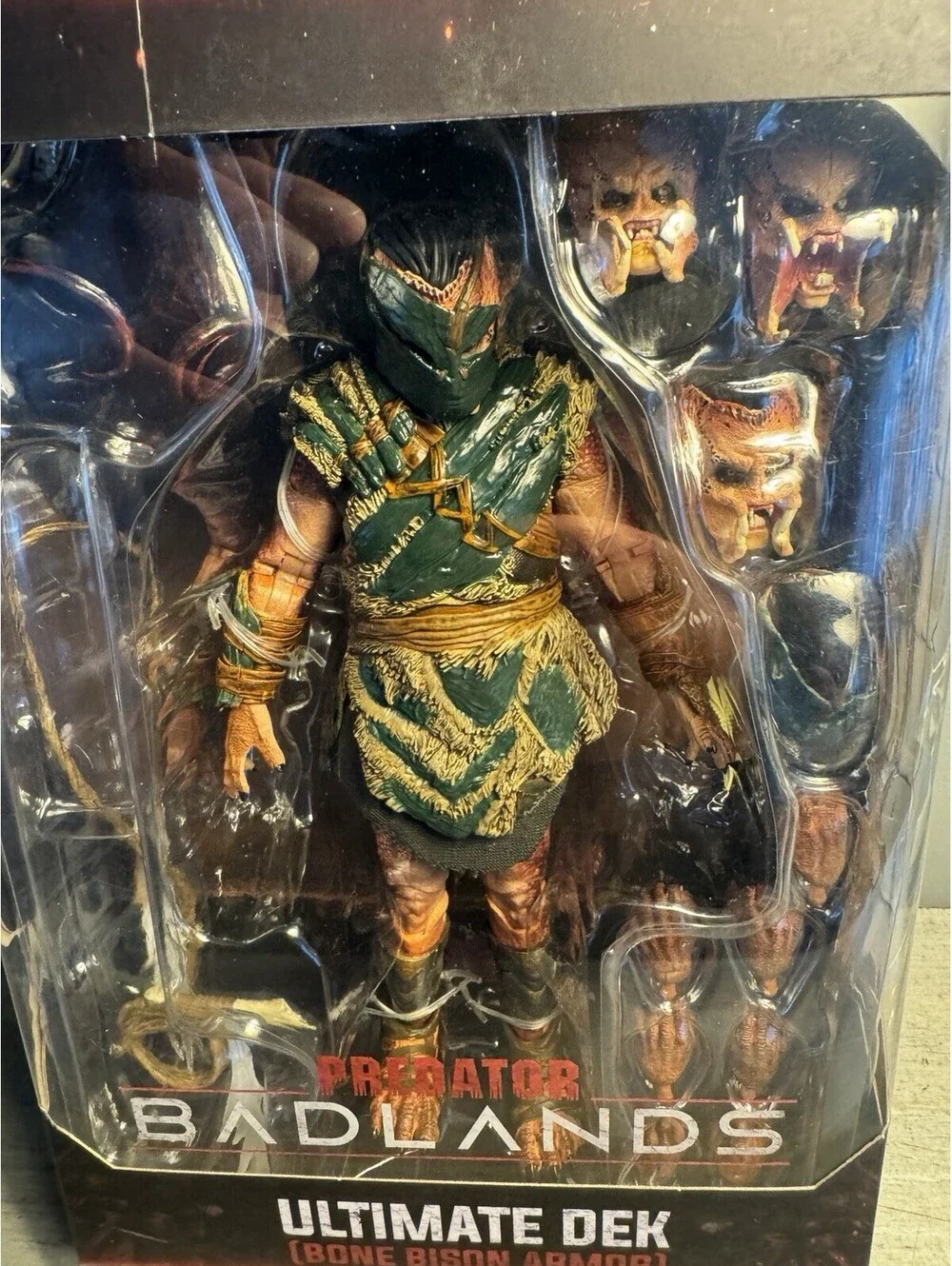 NECA Predator Badlands Ultimate Dek Bone Bison Armor 7” Action Figure New